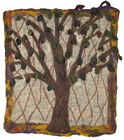 Mother Tree, felt art piece