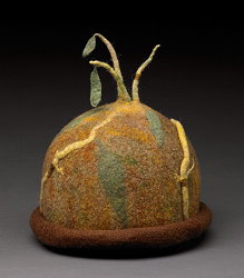 Bamboo hat, actually merino wool felt