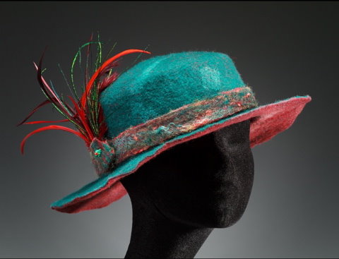 Felt Hat with flourish